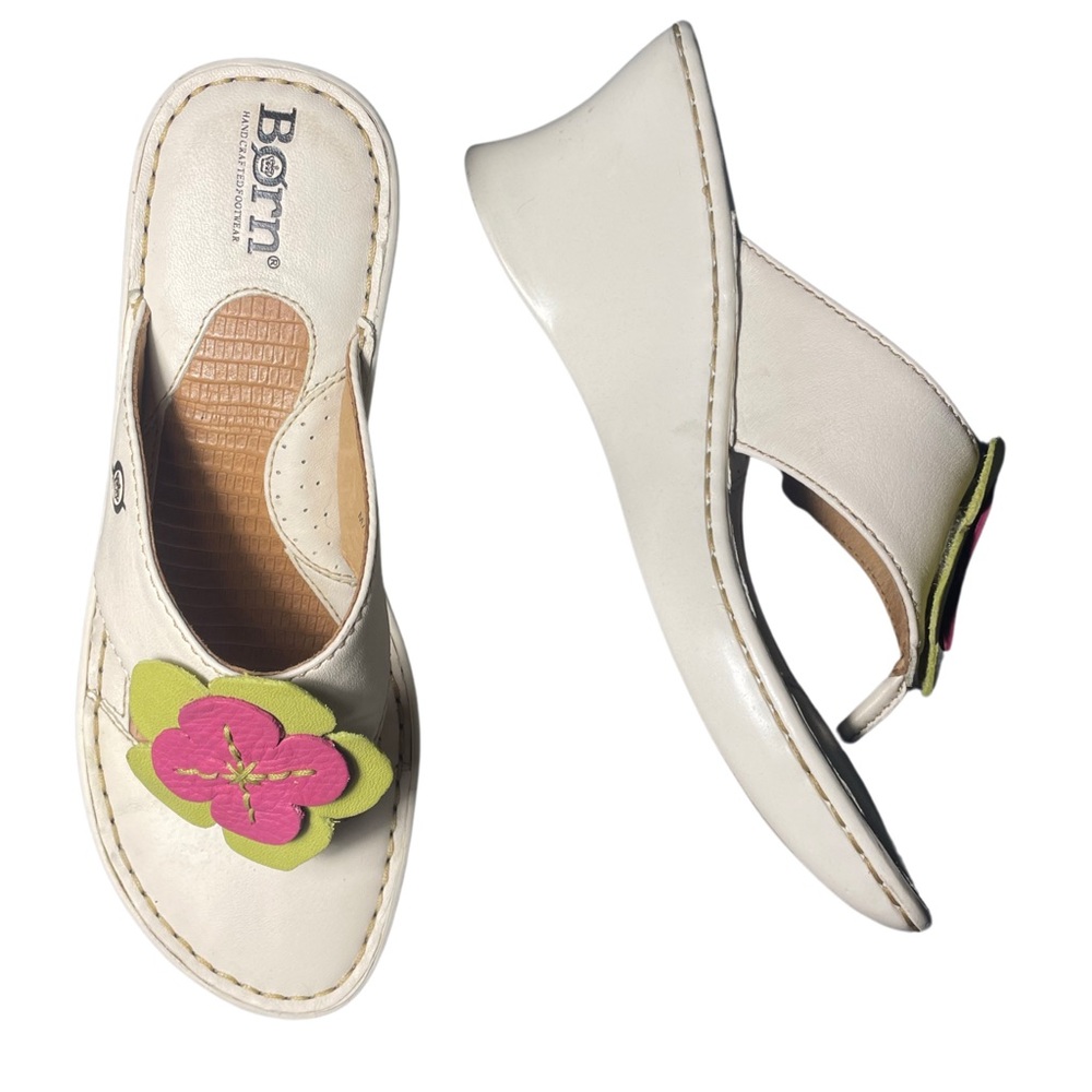 Born | Women’s Size 7 Y2K Wedge Leather Sandal